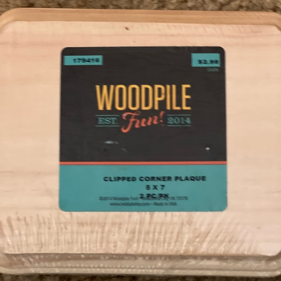 Woodpile Fun! Assorted Wood Plaque - Picture 2 of 4